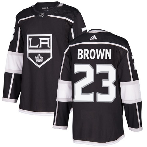 Adidas Los Angeles Kings #23 Dustin Brown Black Home Authentic Stitched Youth NHL Jersey->youth nhl jersey->Youth Jersey